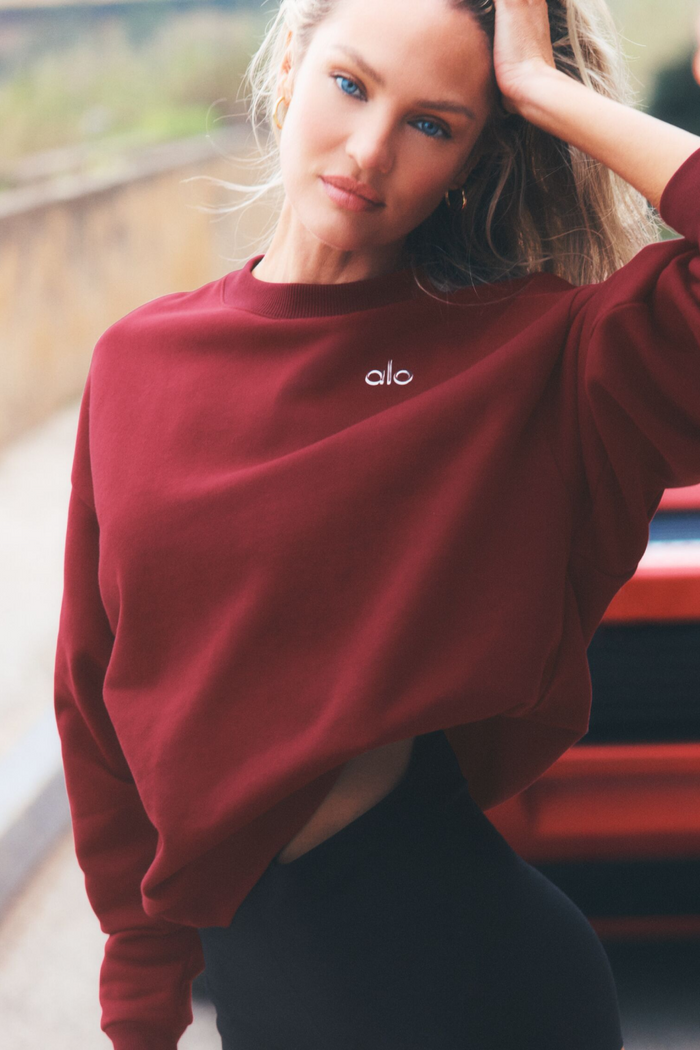 Pull Col Rond - Rouge Romance Estival
