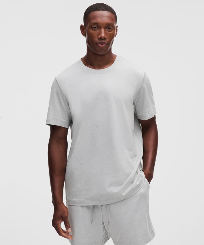 T-shirt en Soft Jersey - Heathered Vapor/Heathered Silver Drop
