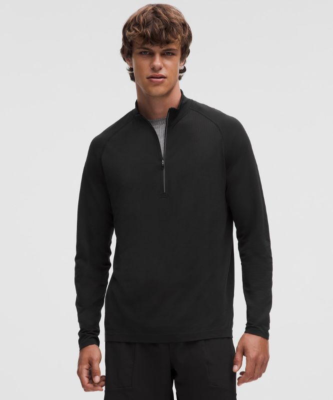 Haut demi-zippé Metal Vent Tech - Black/Black