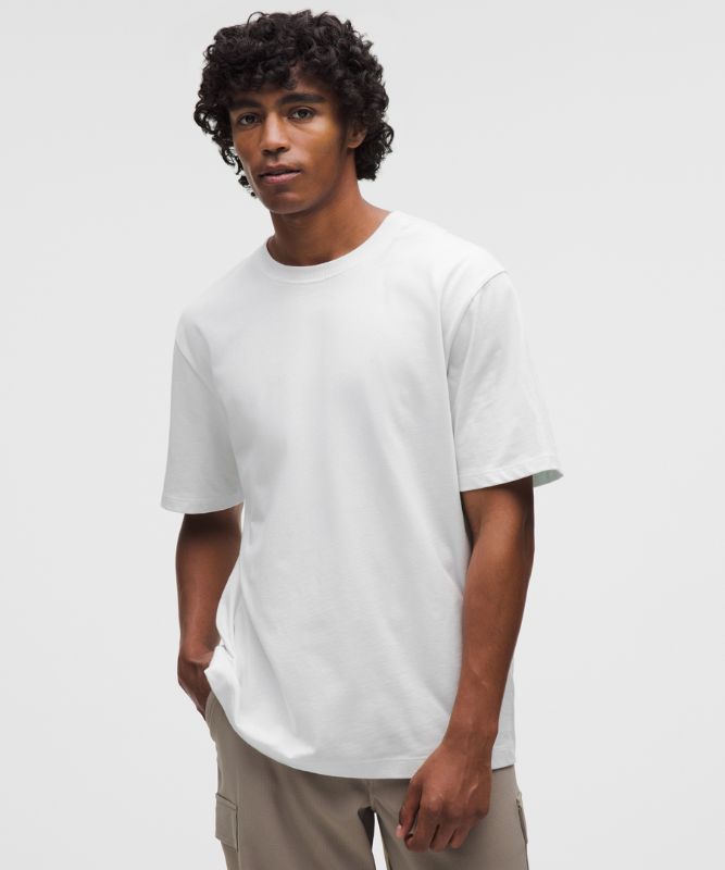 Vêtement T-shirt en jersey de coton épais