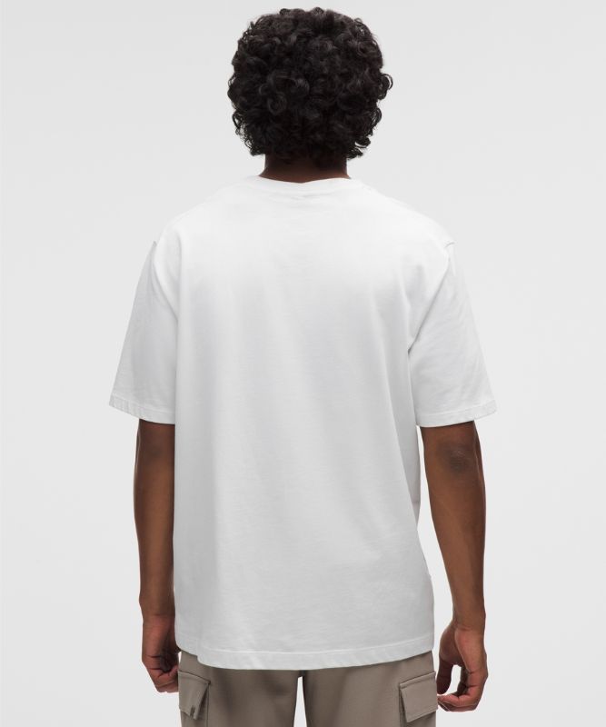 Vêtement T-shirt en jersey de coton épais