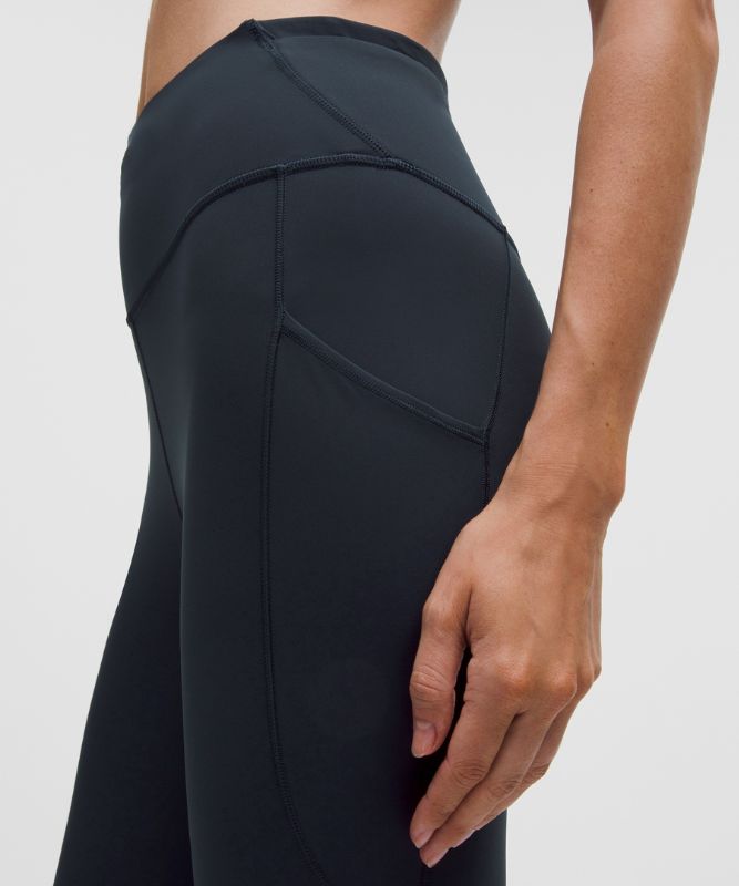 Vêtement Legging Fast and Free taille haute 64 cm *5 poches