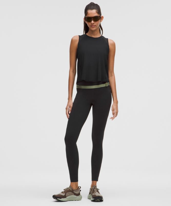 Vêtement Legging Fast and Free taille haute 71 cm *5 poches