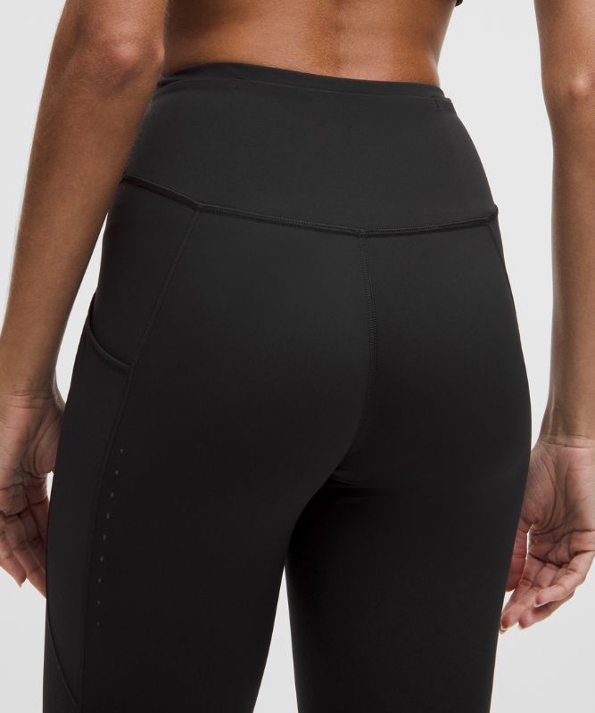Vêtement Legging Fast and Free taille haute 71 cm *5 poches