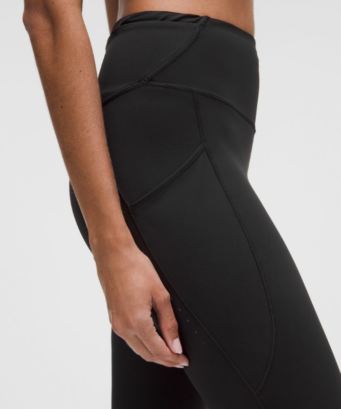 Vêtement Legging Fast and Free taille haute 71 cm *5 poches