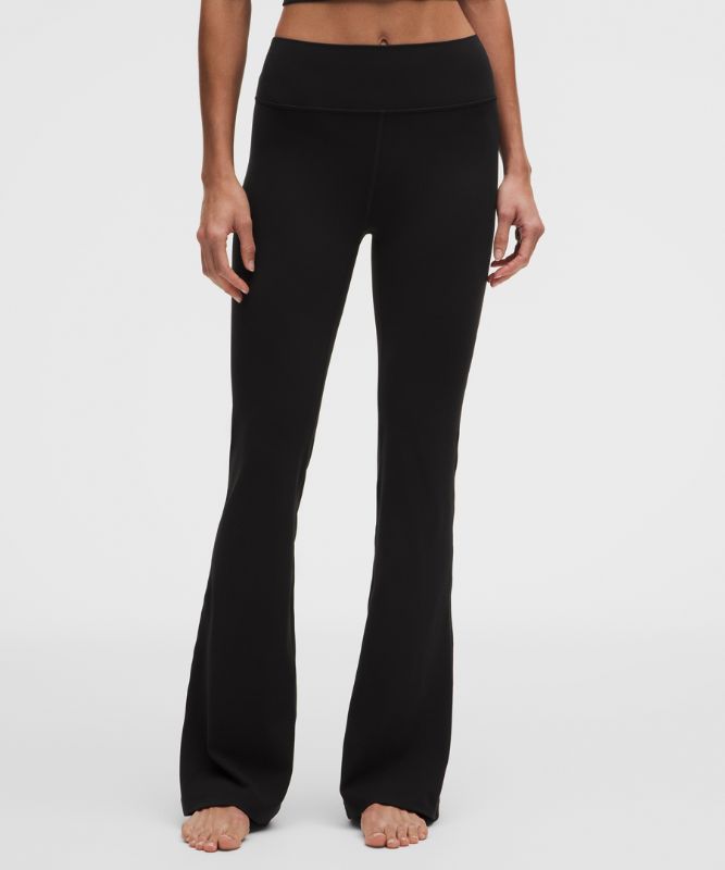 Vêtement Pantalon Groove évasé taille haute en Nulu *Court