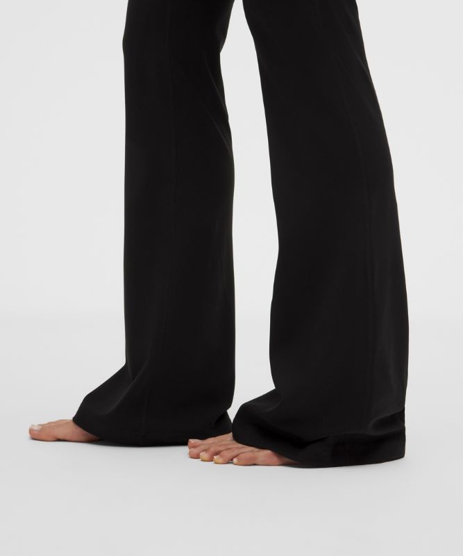 Vêtement Pantalon Groove évasé taille haute en Nulu *Court