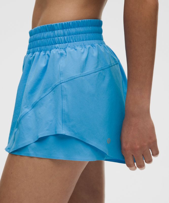 Short de running Shake It Out taille haute 6 cm - Ocean Wave