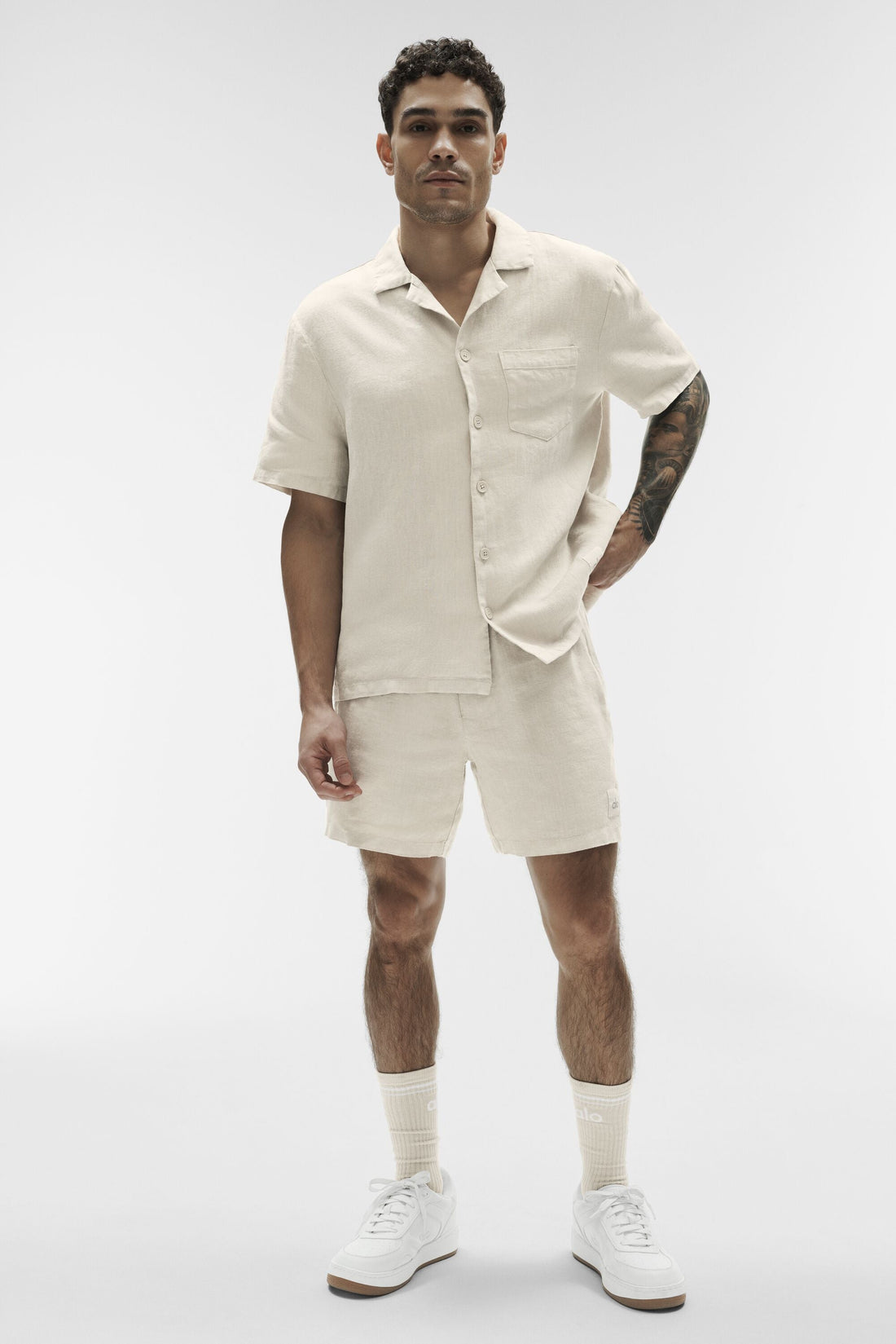Chemise Manches Courtes Boutonnée Linen Days