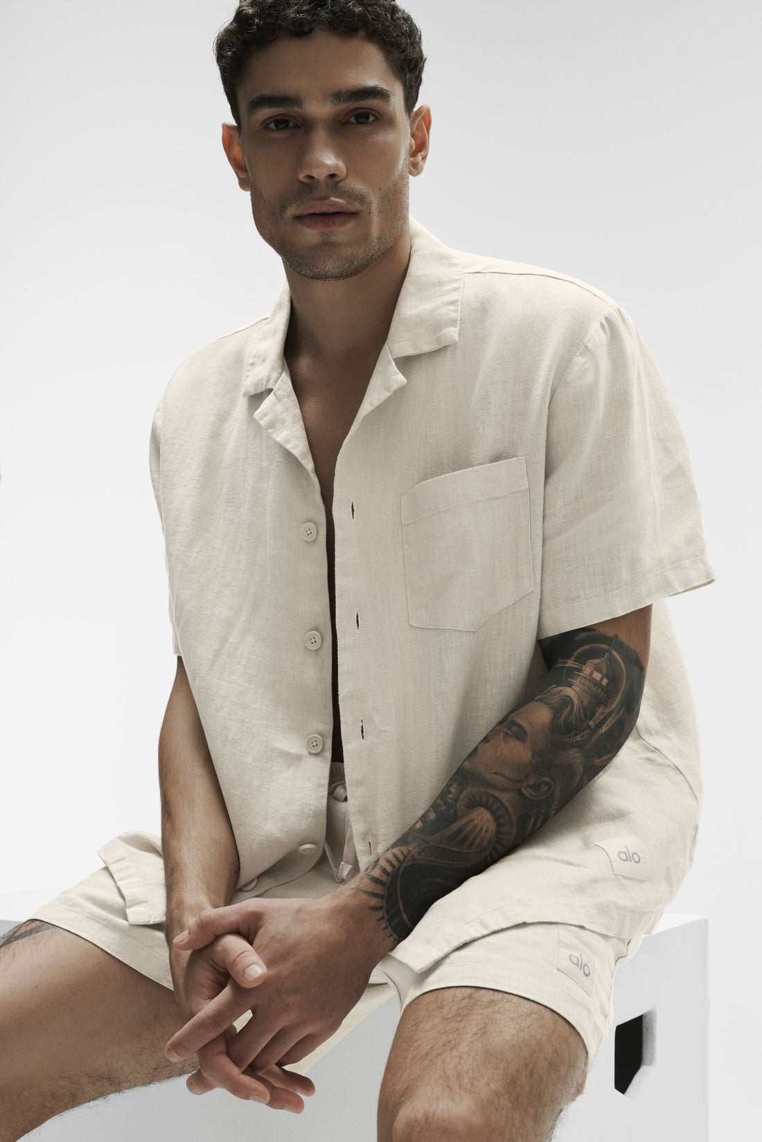 Chemise Manches Courtes Boutonnée Linen Days