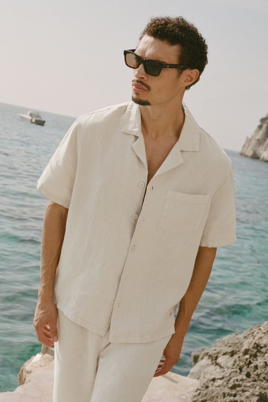 Chemise Manches Courtes Boutonnée Linen Days
