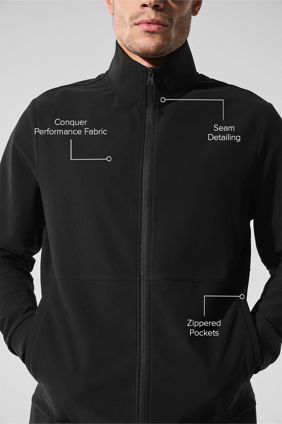 Pull Zippée Col Montant Conquer Max