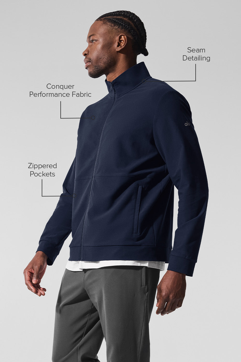 Pull Zippée Col Montant Conquer Max