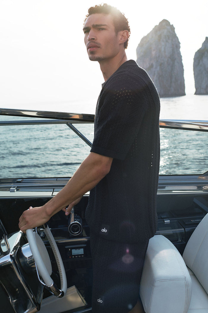 Short Coastline Knit (18 cm) - Noir