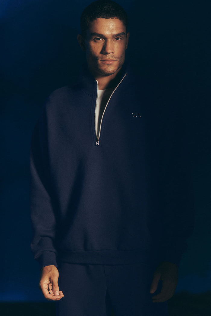 Pull Zip 1/4 - Marine