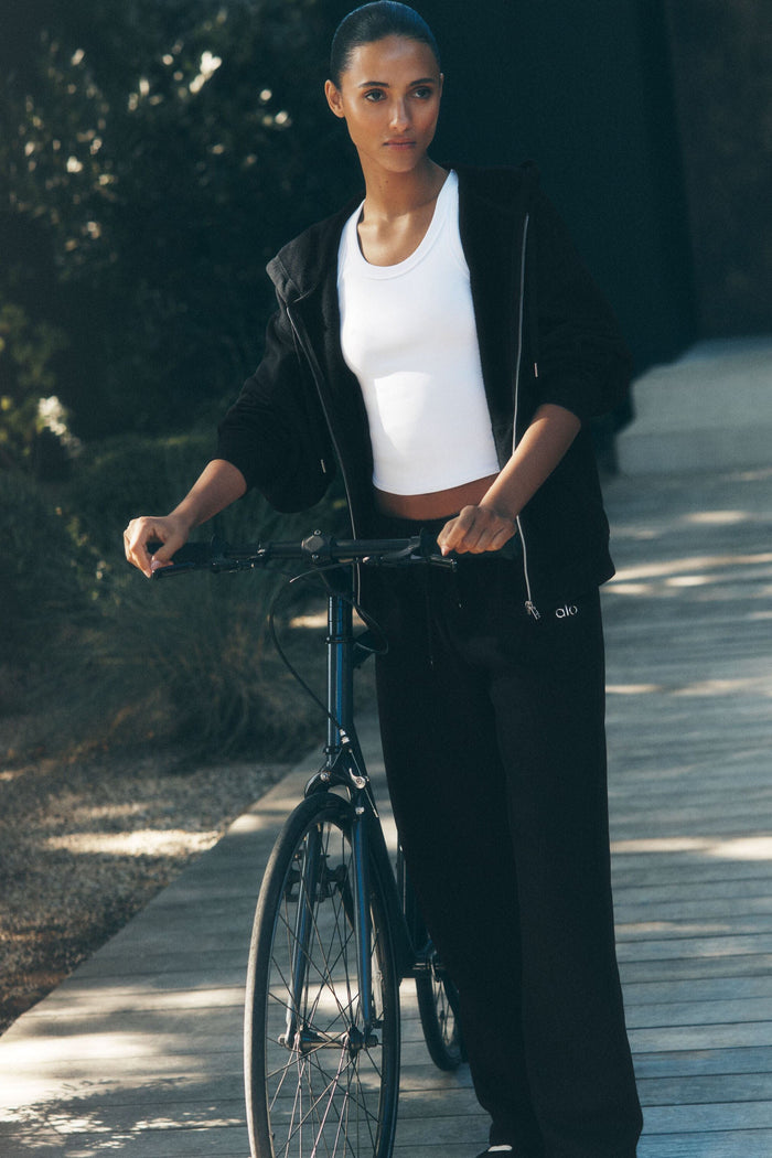 Jogging Jambe Droite - Noir