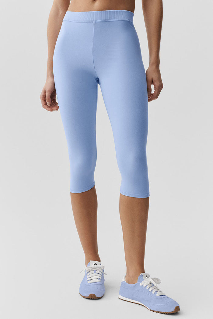 Legging Alosoft High-Waist Iconic 90's Capri - Light Provence Blue